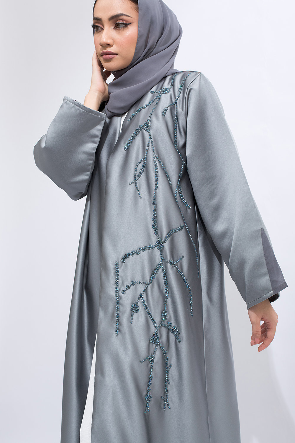 Dubai Bling Luxe Beaded Embroidered Handwork